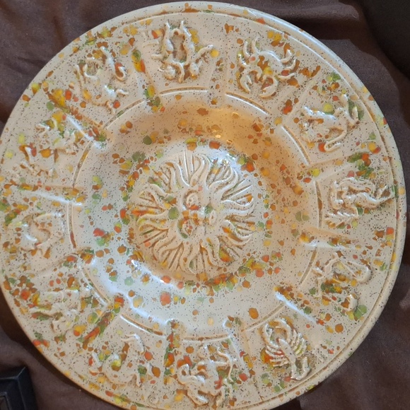 Other - Vintage Artistic Ceramic Plate (ashtray)